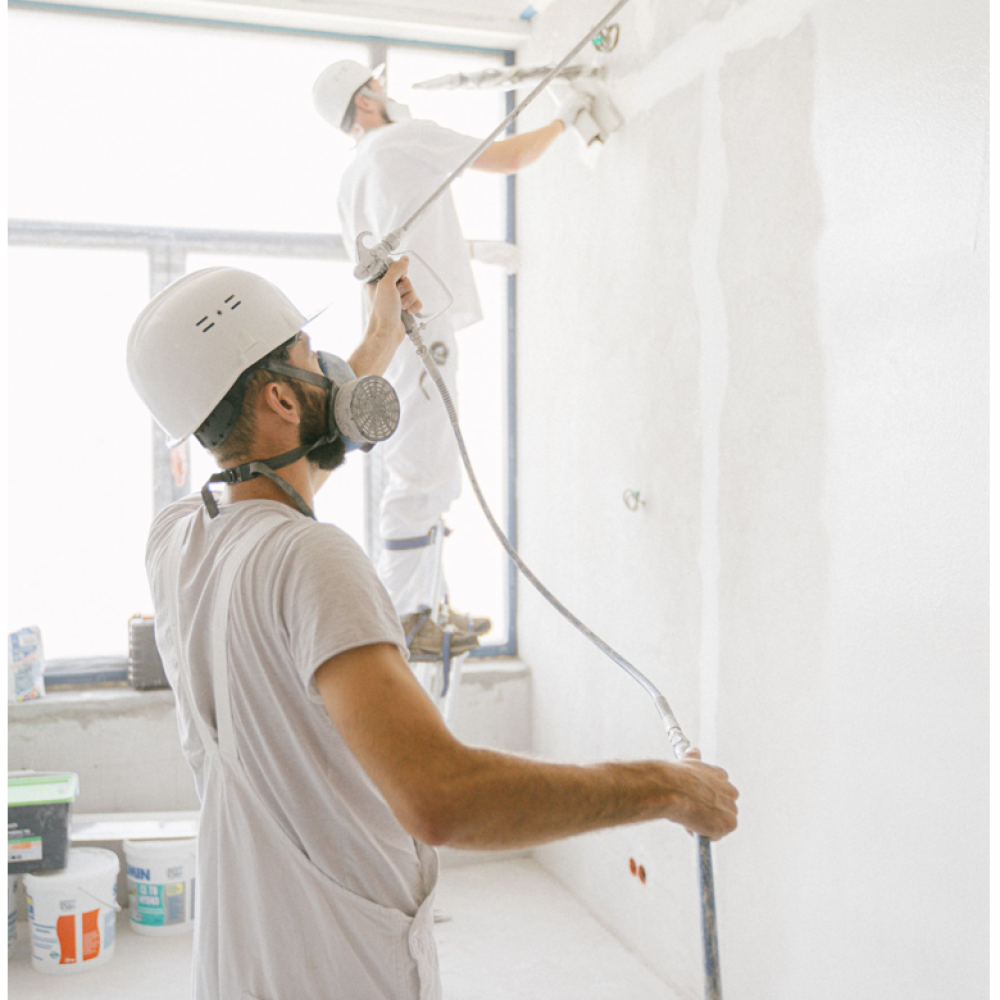 painters working indoors